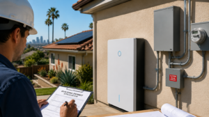 home battery permit California