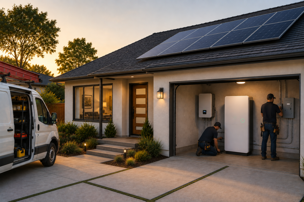 home battery installation timeline