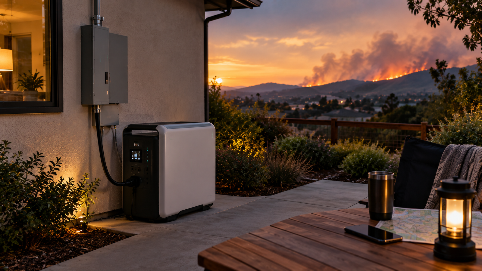 backup power for wildfire shutoffs in California